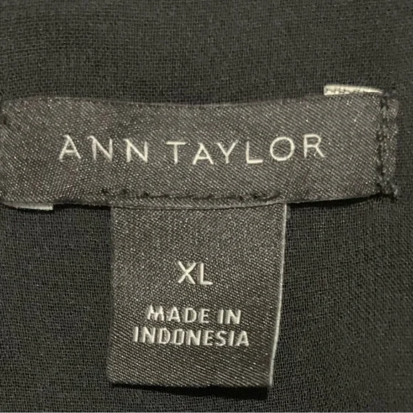 Ann Taylor Elegant Black Tie-Back cut out dress - Picture 2 of 14